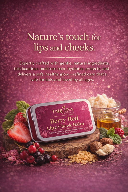Berry Red Lip and Cheek Balm