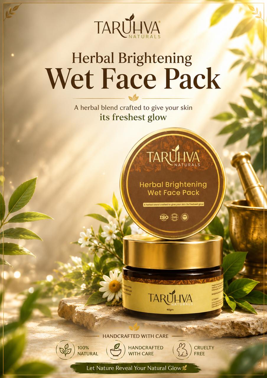 Herbal Brightening Wet Face Pack